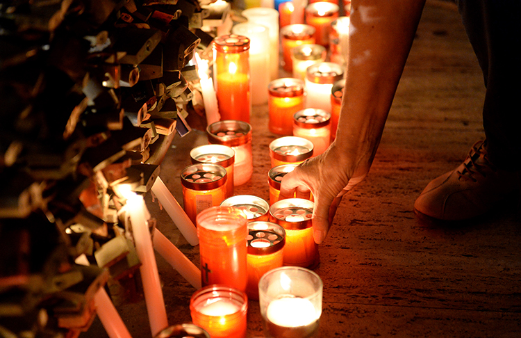MALTA-POLITICS-MEDIA-VIGIL-TRIBUTE
