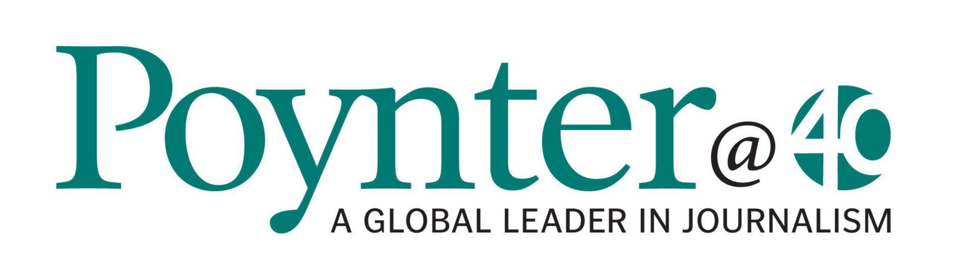 Poynter 40th Anniversary Logo