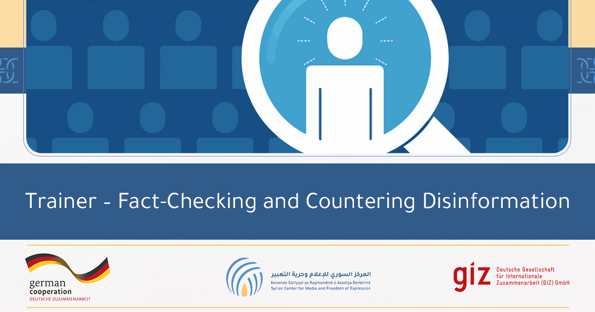 Trainer – Fact-Checking and Countering Disinformation-EN