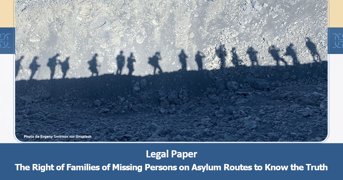 The Right of Families of Missing Persons on Migration Routes to Know the Truth-en